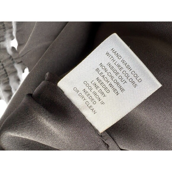 A. Moss size Large embroidered floral Black bomber jacket lyocell EUC - Picture 9 of 11